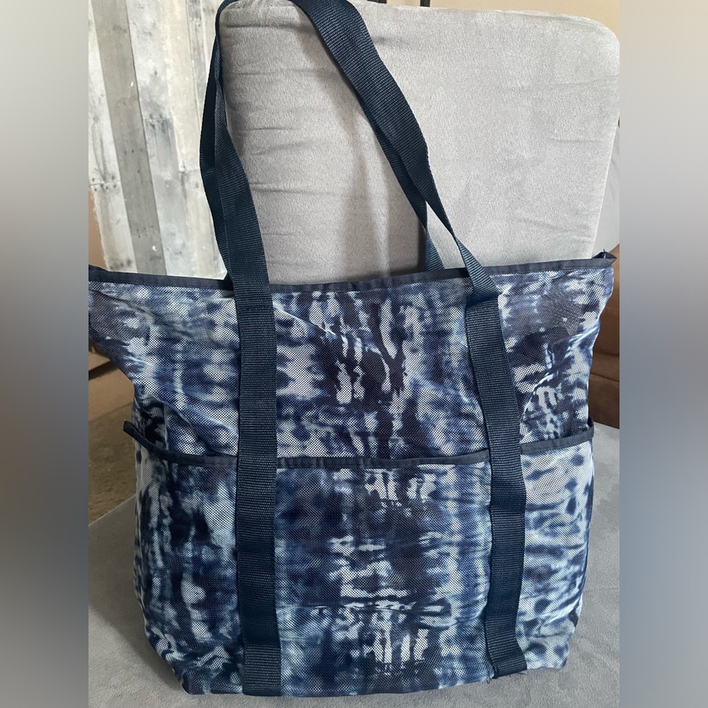 Tye-dye Blue Beach Bag